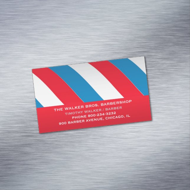 Tarjeta De Visita Magnética Barbería (In Situ)