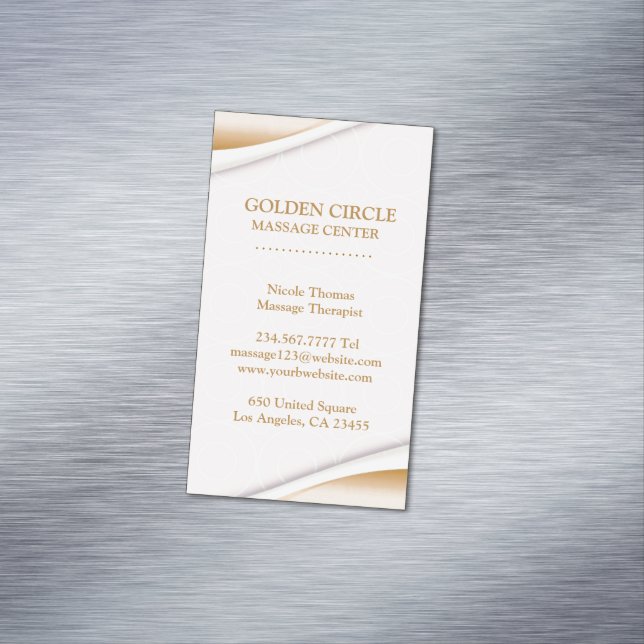 Tarjeta De Visita Magnética Belleza de Spa (In Situ)