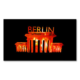 Tarjeta De Visita Magnética Berlín