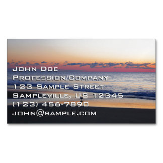 Tarjeta De Visita Magnética Bethany Beach Sunrise I