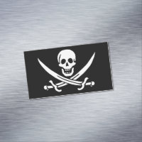 Blanco, Bandera Pirata Calico Jack, Calavera y Cri