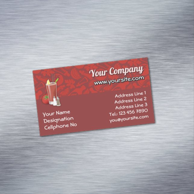 Tarjeta De Visita Magnética Bloody Mary (In Situ)