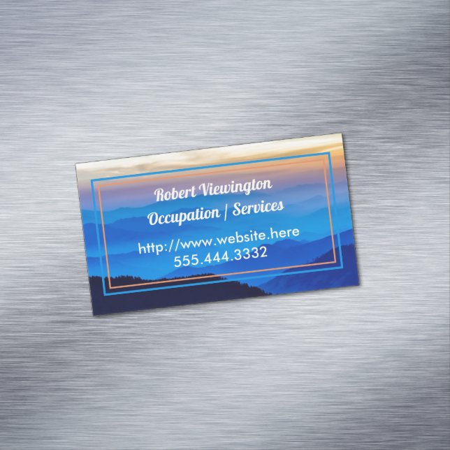 Tarjeta De Visita Magnética Blue Mountains Professional Services (In Situ)