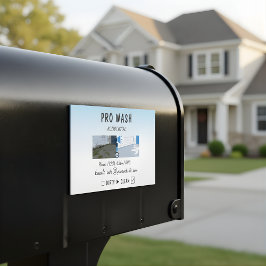 Tarjeta De Visita Magnética Bold Residential Pressure Washing Overlay