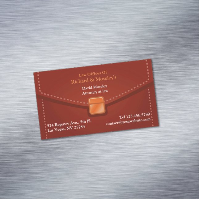 Tarjeta De Visita Magnética Breve presentación de leyes (In Situ)