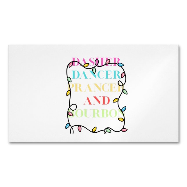 Tarjeta De Visita Magnética Business Card Magnet (Anverso)