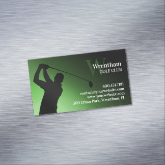 Tarjeta De Visita Magnética Cancha de golf