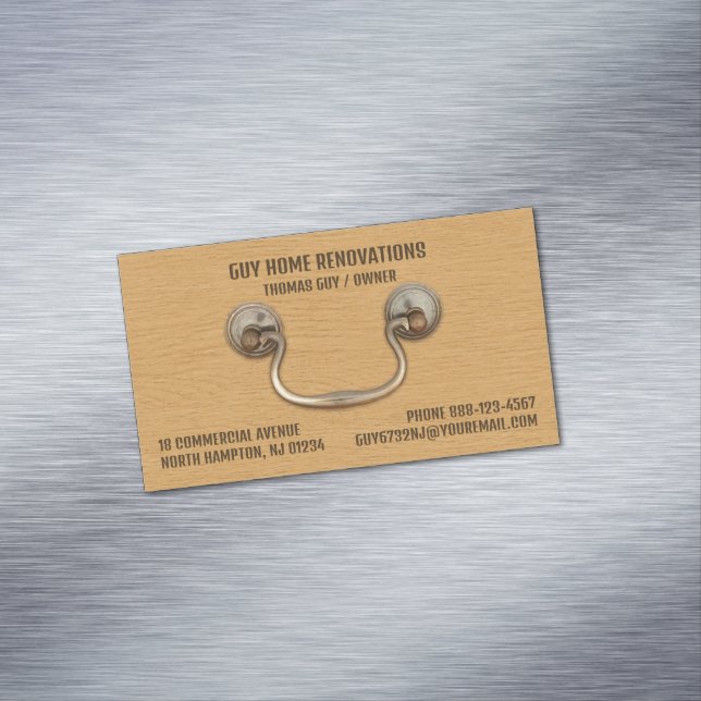 Tarjeta De Visita Magnética Carpintería (In Situ)