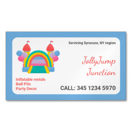 Tarjeta De Visita Magnética Casa de rebote