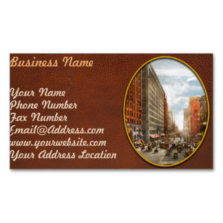 Tarjeta De Visita Magnética Ciudad - Chicago IL - La vista desde Lake Street 1
