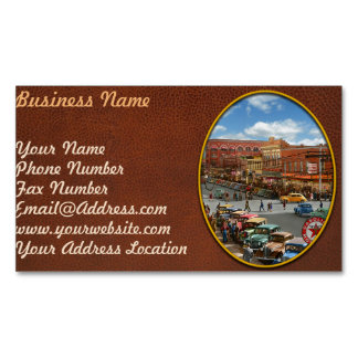 Tarjeta De Visita Magnética Ciudad - Gadsden, AL- Multitudes de compras navide