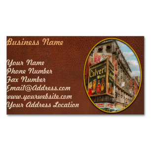 Tarjeta De Visita Magnética Ciudad - NY - Tastee's y Macy's 1942
