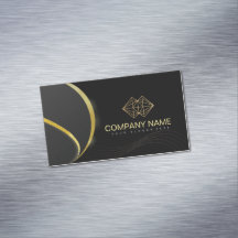 Clásico Profesional Elegante Oro Negro