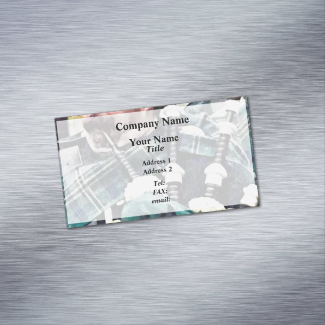 Tarjeta De Visita Magnética Clausura del Bagpiper (In Situ)