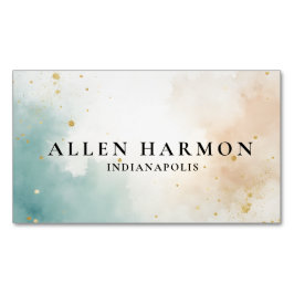 Tarjeta De Visita Magnética Clean Minimal Custom Family Name | 5-Minute Edit