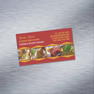 Tarjeta De Visita Magnética Cocina india