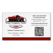 Código QR de la empresa de transporte de camiones