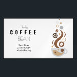 Tarjeta De Visita Magnética Coffee Bean Technology Science Business Card<br><div class="desc">Contáctame con el personalizar.</div>