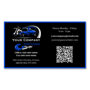Tarjeta De Visita Magnética Compañía de Oleado Profesional, Hauling Service