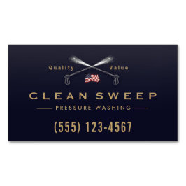 Tarjeta De Visita Magnética Compañía Patriótica de lavado de presión
