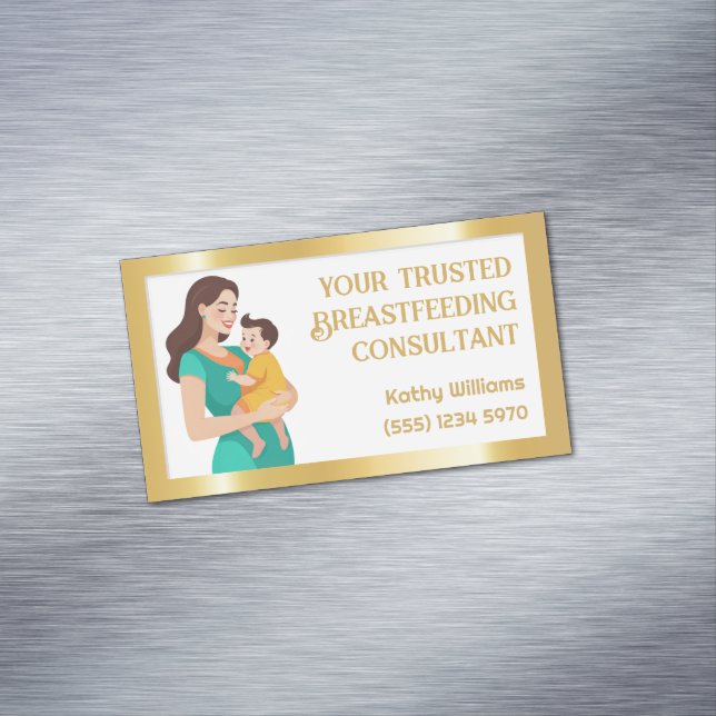 Tarjeta De Visita Magnética Consultor de lactancia (In Situ)