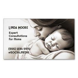 Tarjeta De Visita Magnética Consultor de lactancia materna