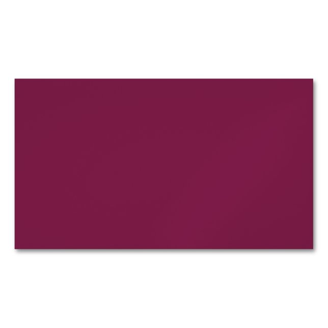 Tarjeta De Visita Magnética Crear el propio (Anverso)