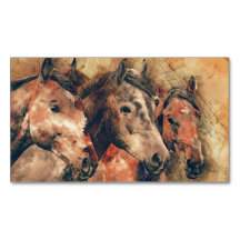 Cuadros de pintura artística de caballos decorativ