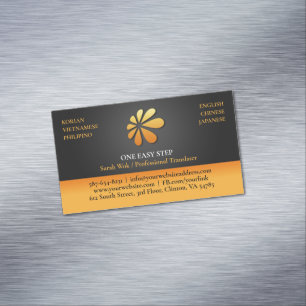 Tarjeta De Visita Magnética Cualquier logotipo