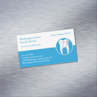 Tarjeta De Visita Magnética Cuidado dental