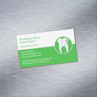 Tarjeta De Visita Magnética Cuidado dental