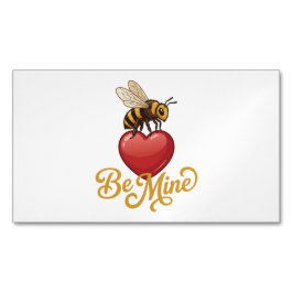 Tarjeta De Visita Magnética Cute Be Mine Honeycomb 