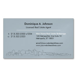 Tarjeta de visita magnética de Personalizado inmob