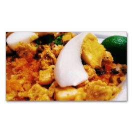 Tarjeta De Visita Magnética Delicioso Palabok Dish Pinoy Food Business Magnet