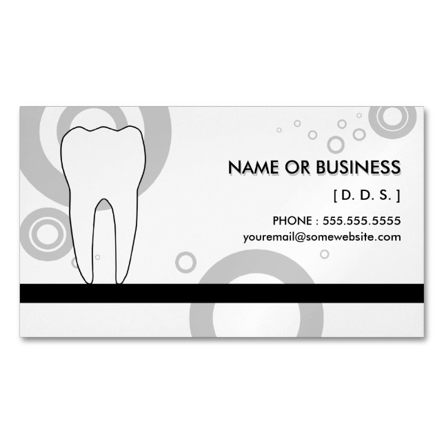 Tarjeta De Visita Magnética Dentist Os Magnetic (Anverso)