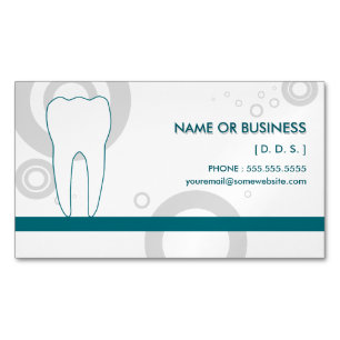 Tarjeta De Visita Magnética Dentist Os Magnetic