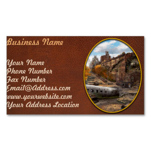 Tarjeta De Visita Magnética Desastre - Nueva York, NY - No girar a la izquierd