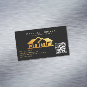 Tarjeta De Visita Magnética Diseño de bienes raíces de alta gama magnético 
