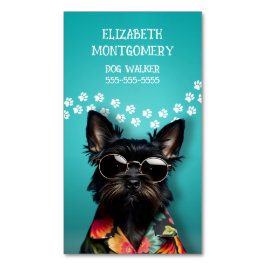 Tarjeta De Visita Magnética Dog Walker