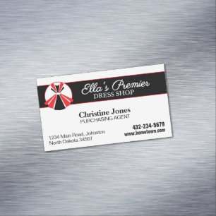 Tarjeta De Visita Magnética Dress Boutique