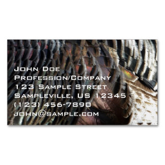 Tarjeta De Visita Magnética El diseño de la naturaleza abstracta de las plumas