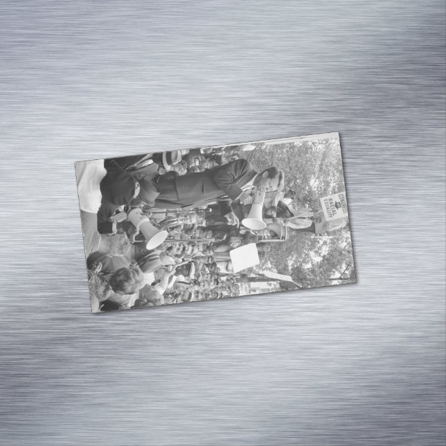 Tarjeta De Visita Magnética El senador Robert Kennedy haciendo campaña por el  (In Situ)