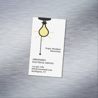 Tarjeta De Visita Magnética Electrista