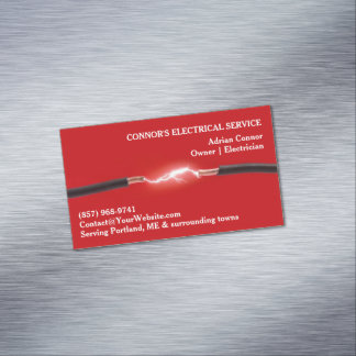 Tarjeta De Visita Magnética Electrista