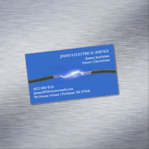 Tarjeta De Visita Magnética Electrista
