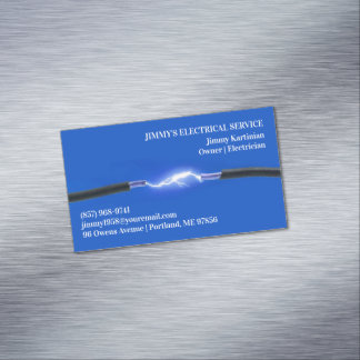 Tarjeta De Visita Magnética Electrista