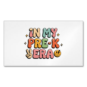 Tarjeta De Visita Magnética en mi era pre-k