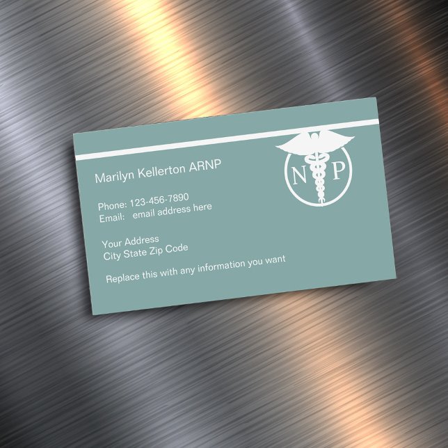 Tarjeta De Visita Magnética Enfermera Profesional Diseño Cartas Magnéticas de  (Subido por el creador)