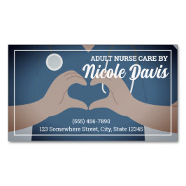 Tarjeta De Visita Magnética Enfermera Profesional RN