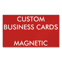 Tarjeta De Visita Magnética Espacio en blanco magnético personalizado